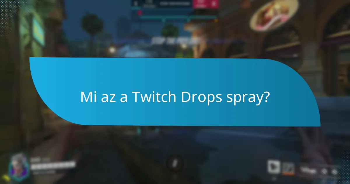 Megvásárolhatom vagy feloldhatom a Twitch Drops sprayeket?